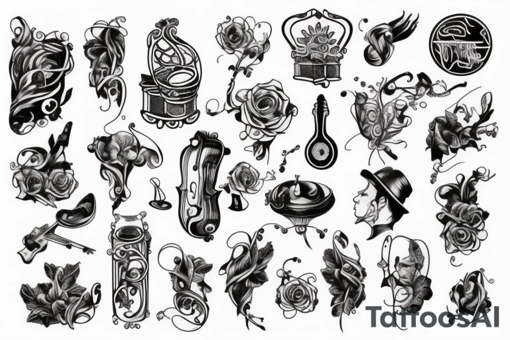 Symphony Orchestra tattoo idea