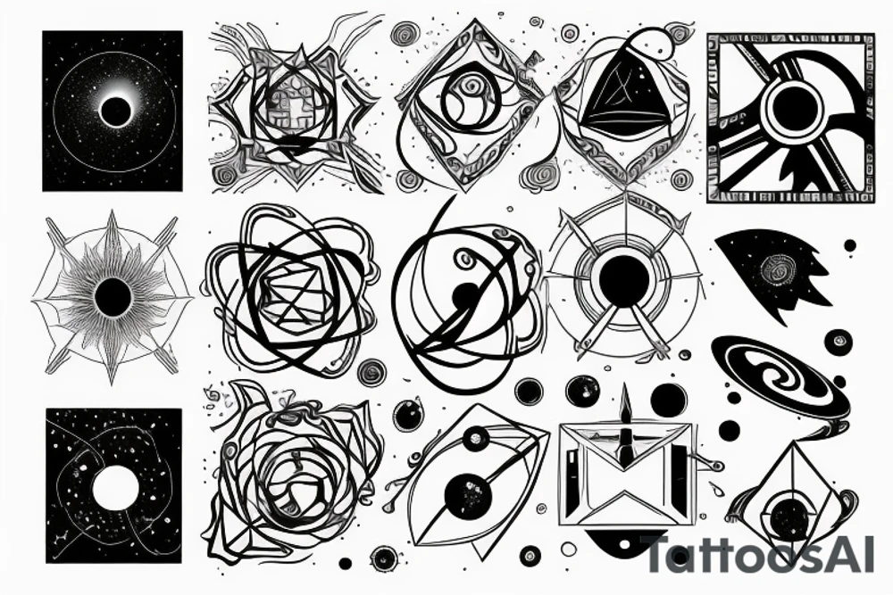 Universe, space time, infinity, with an openness to explore humanity tattoo idea Universe, space time, infinity, with an openness to explore humanity tattoo idea