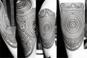Universe, space time, infinity, humanity tattoo idea