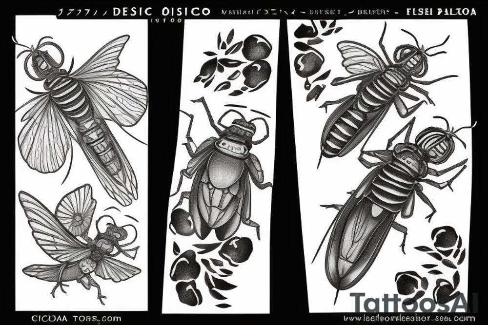 Cicada tattoo idea