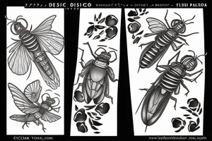 Cicada tattoo idea