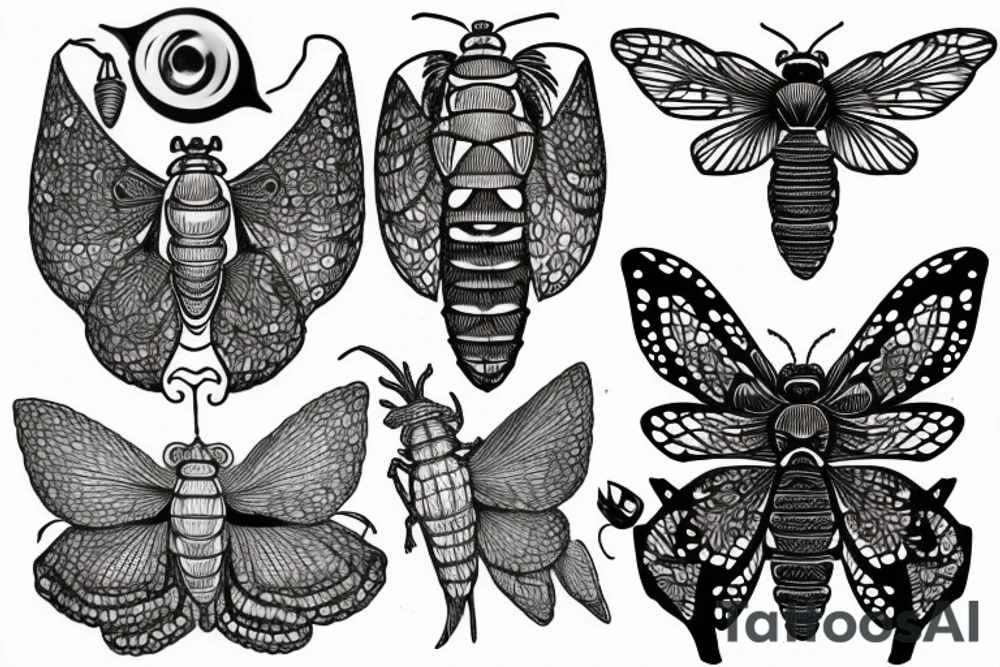 Cicada tattoo idea