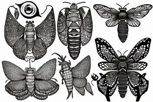 Cicada tattoo idea