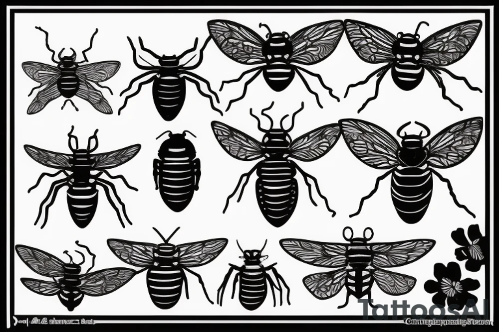 Cicada tattoo idea