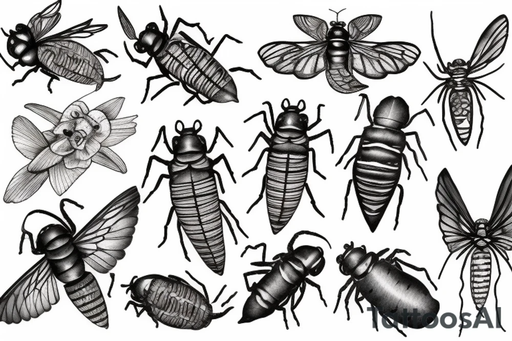 Cicada tattoo idea