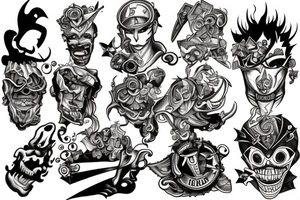 jojo bizare adventure tattoo idea