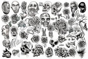 Psychology in color tattoo idea