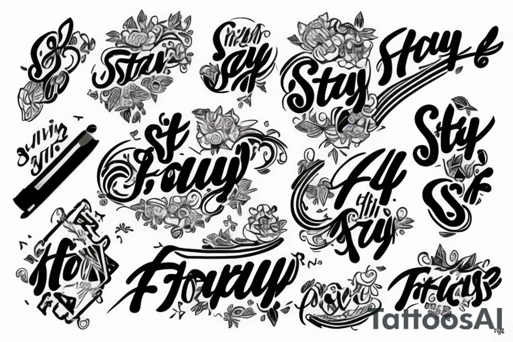 Stay Focus tattoo idea