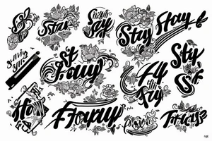 Stay Focus tattoo idea