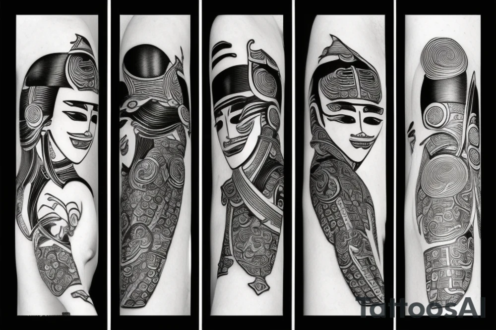 Samurai tattoo idea