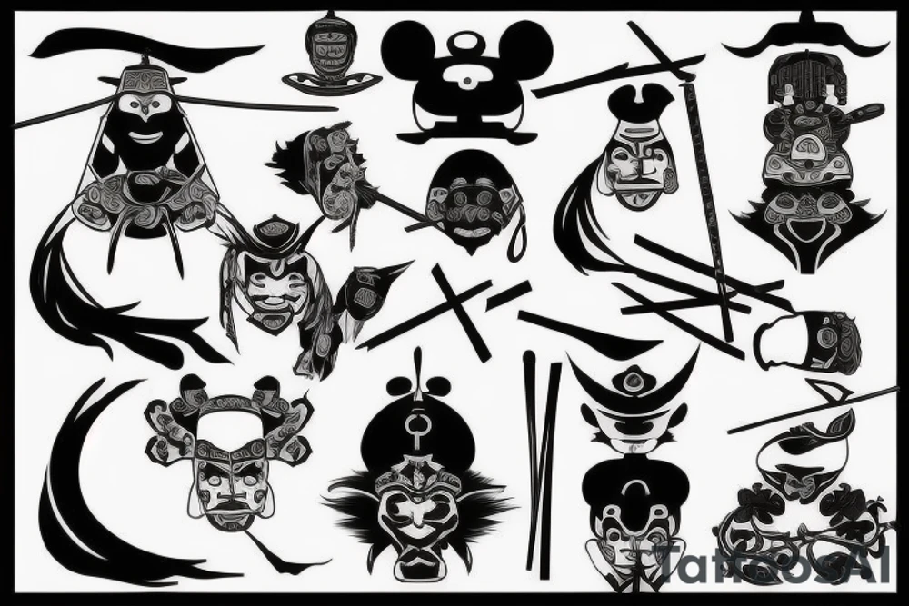 Samurai tattoo idea