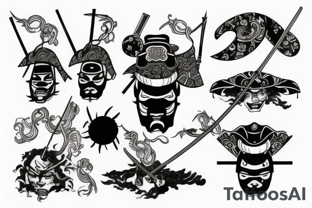 Samurai tattoo idea