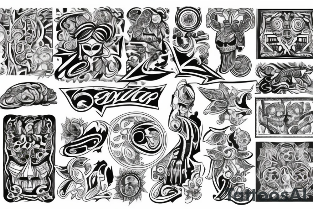 Early 2000s tramp stamp tattoo idea