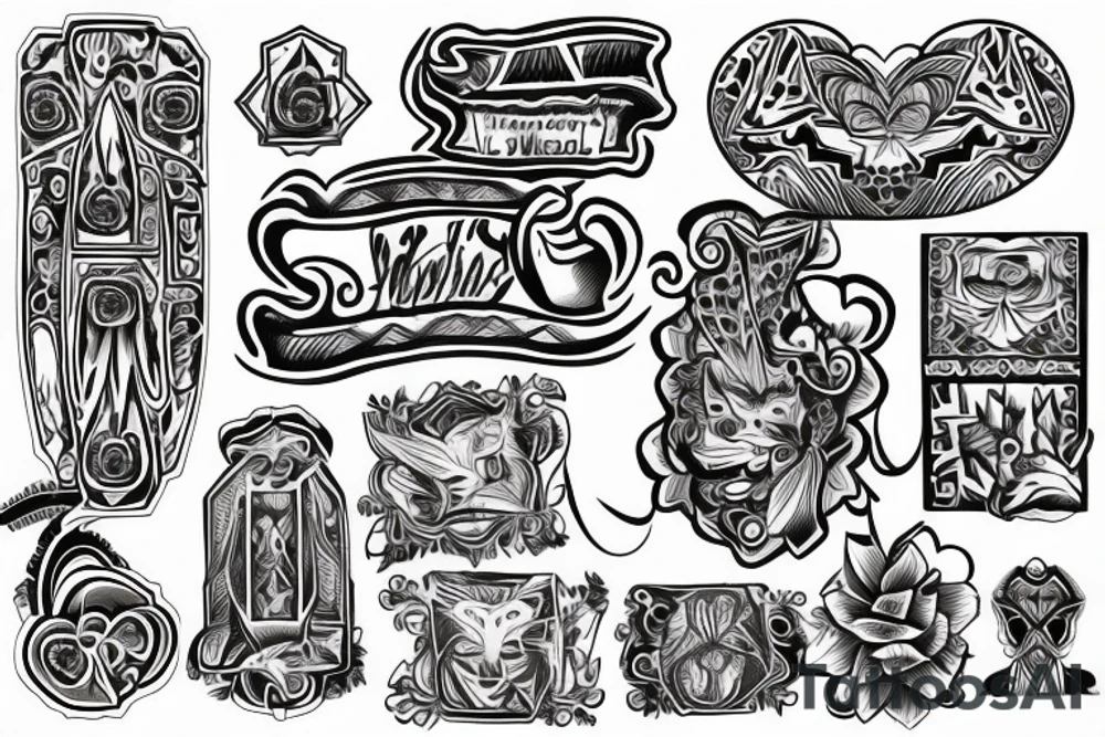 Early 2000s tramp stamp tattoo idea