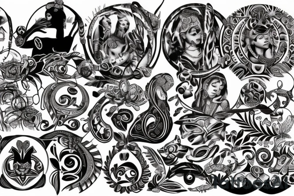 Early 2000s tramp stamp tattoo idea