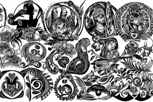 Early 2000s tramp stamp tattoo idea