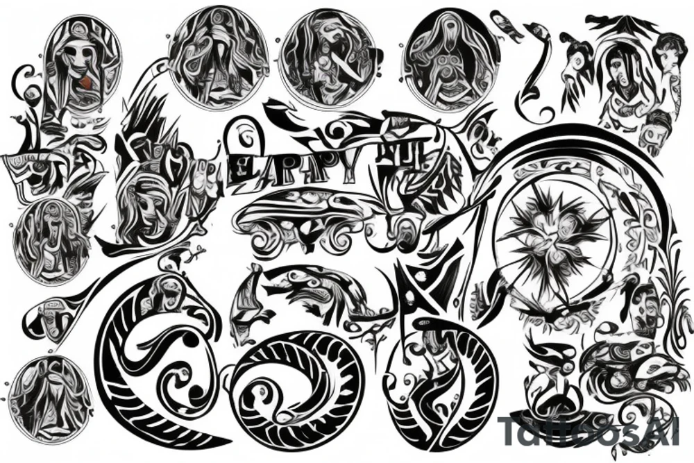 Early 2000s tramp stamp tattoo idea