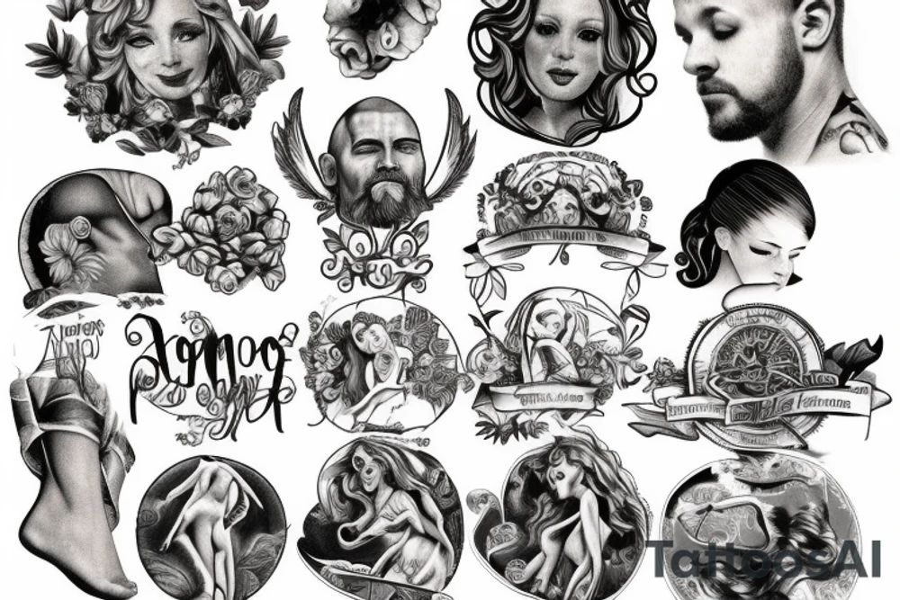 Early 2000s tramp stamp tattoo idea