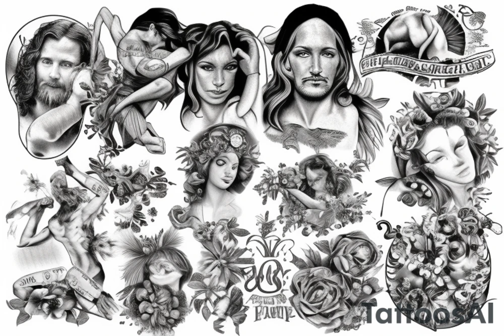 Early 2000s tramp stamp tattoo idea