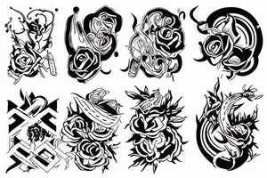 If you start a work, take rest only after its completion; otherwise, the (incomplete) work will finish you. tattoo idea