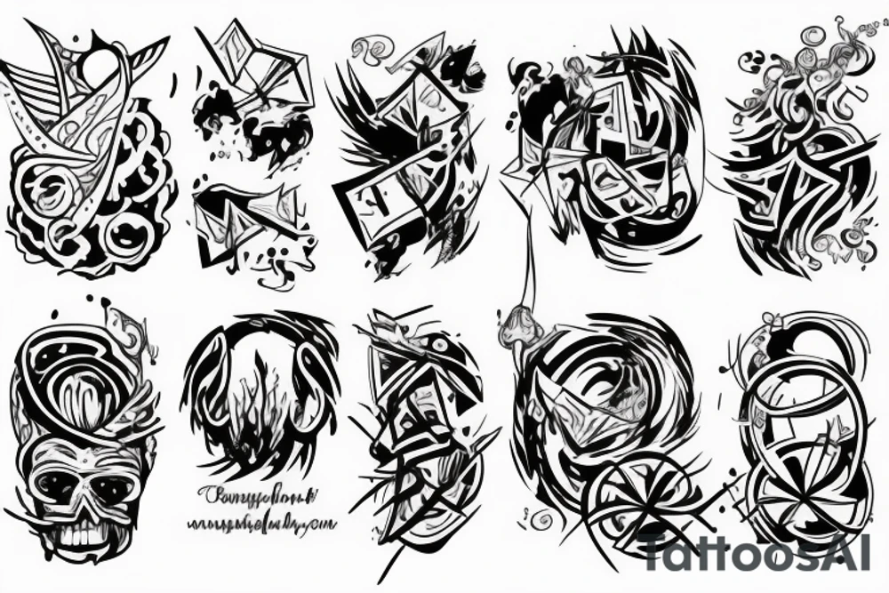If you start a work, take rest only after its completion; otherwise, the (incomplete) work will finish you. tattoo idea