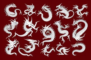 red dragon holding a jade pearl tattoo idea