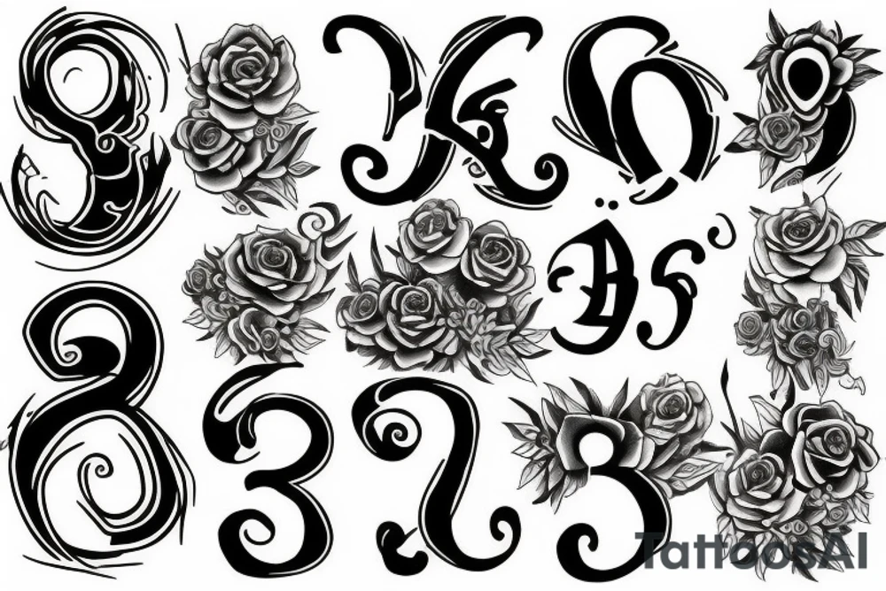 number nine tattoo idea
