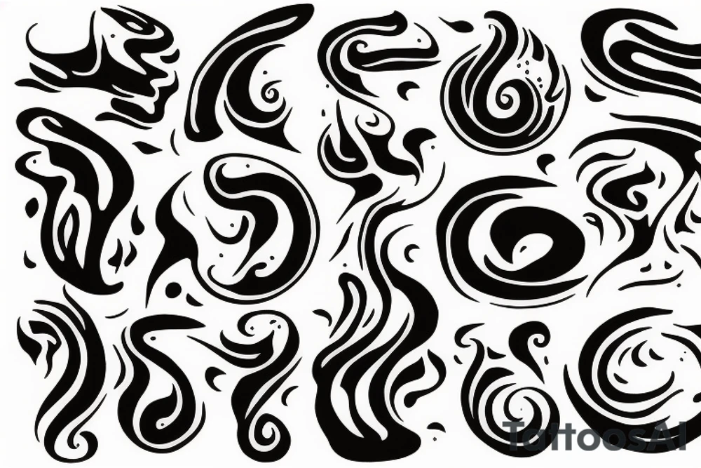 hovering soul over the fire tattoo idea