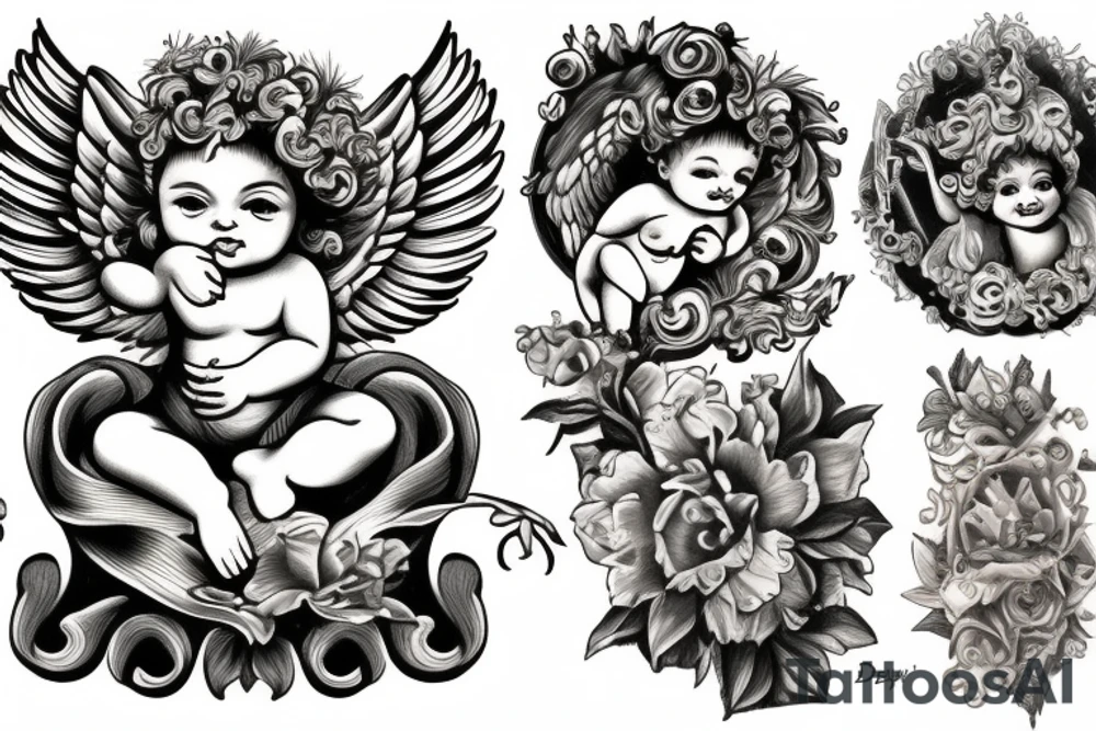 Danny Devi as a cherub tattoo idea