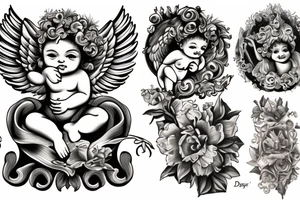 Danny Devi as a cherub tattoo idea