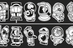 Space exploration tattoo idea