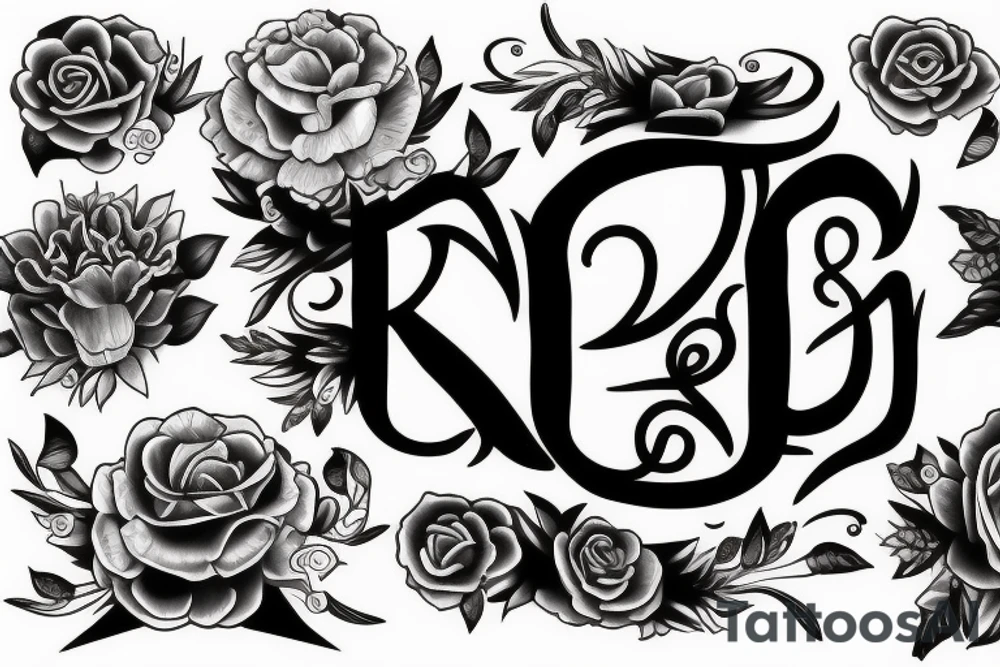 tattoo name "Kim" tattoo idea