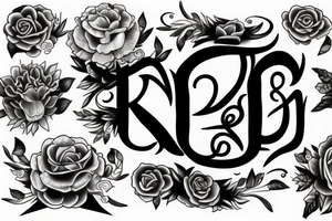 tattoo name "Kim" tattoo idea