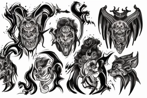 hades and cerberus tattoo idea