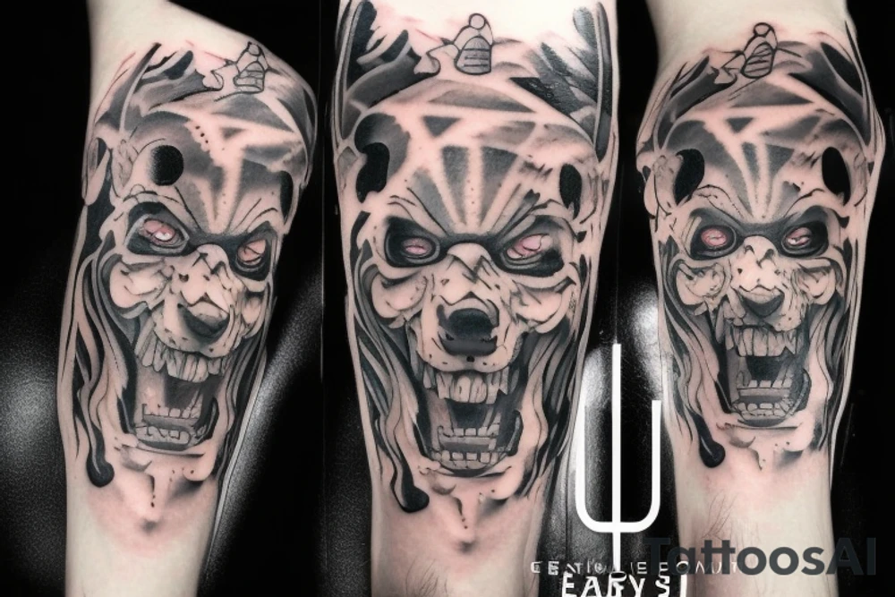 hades and cerberus tattoo idea
