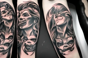 hades and cerberus tattoo idea