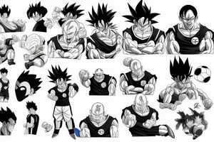 Soccer, Rap, Dragon Ball, Nintendo tattoo idea