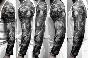 Arm Sleeve: soccer (Ronaldinho, Ronaldo, Zidane, Messi, Cristiano Ronaldo), Rap (Eminem Tonedeff),  Nintendo tattoo idea