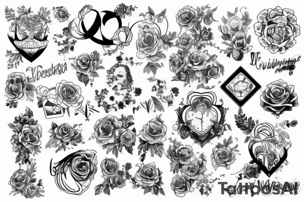 восьмиконечная звезда tattoo idea