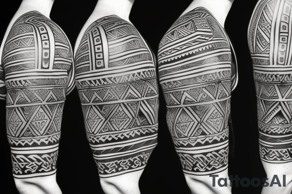 tribal culture tattoo idea