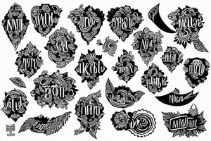 Tattoo on names Nikhil And meghana tattoo idea