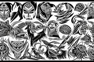 tribal 750 tattoo idea