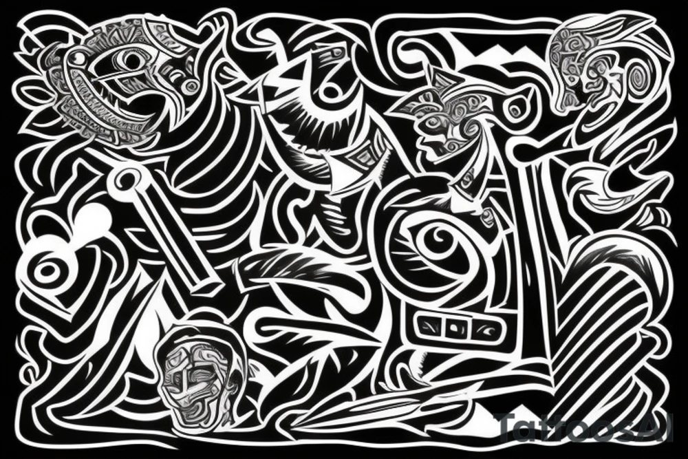 tribal 750 tattoo idea