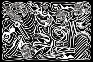 tribal 750 tattoo idea