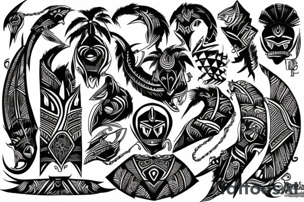 tribal 750 tattoo idea