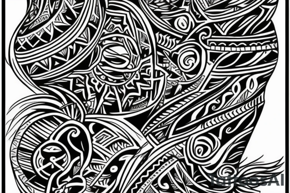 tribal 750 tattoo idea
