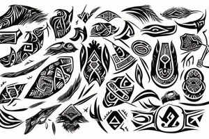 750 tribeal tattoo idea