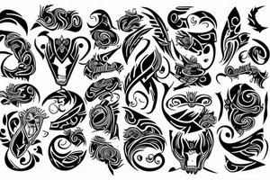 750 tribeal tattoo idea