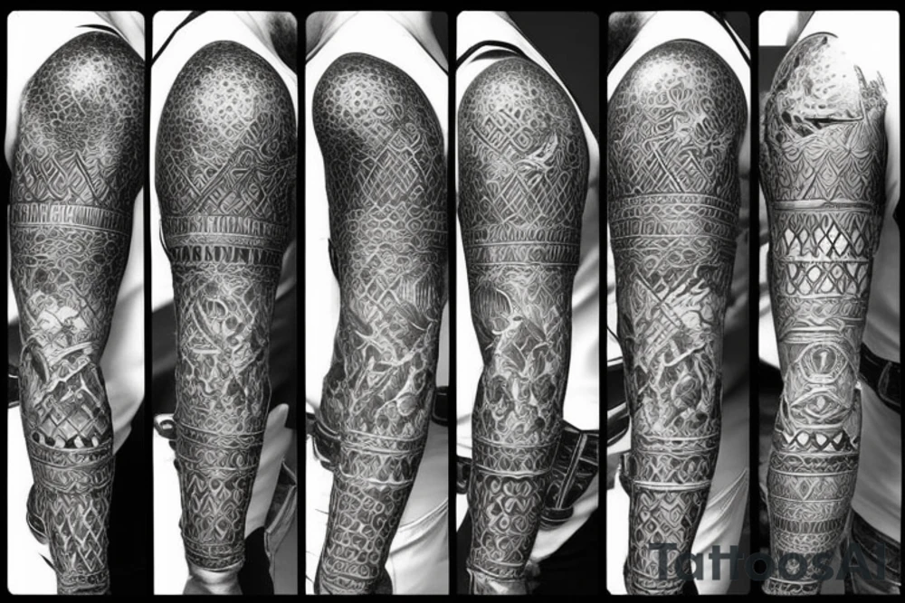 Full Plate Armor tattoo idea