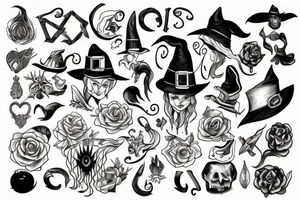 Witch tattoo idea